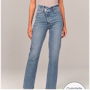 Abercrombie & Fitch High Rise Blue Jeans